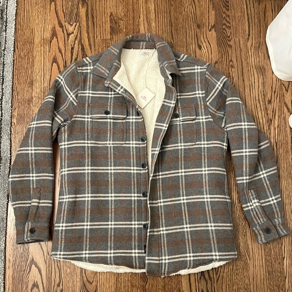 Faherty Sherpa Lined CPO